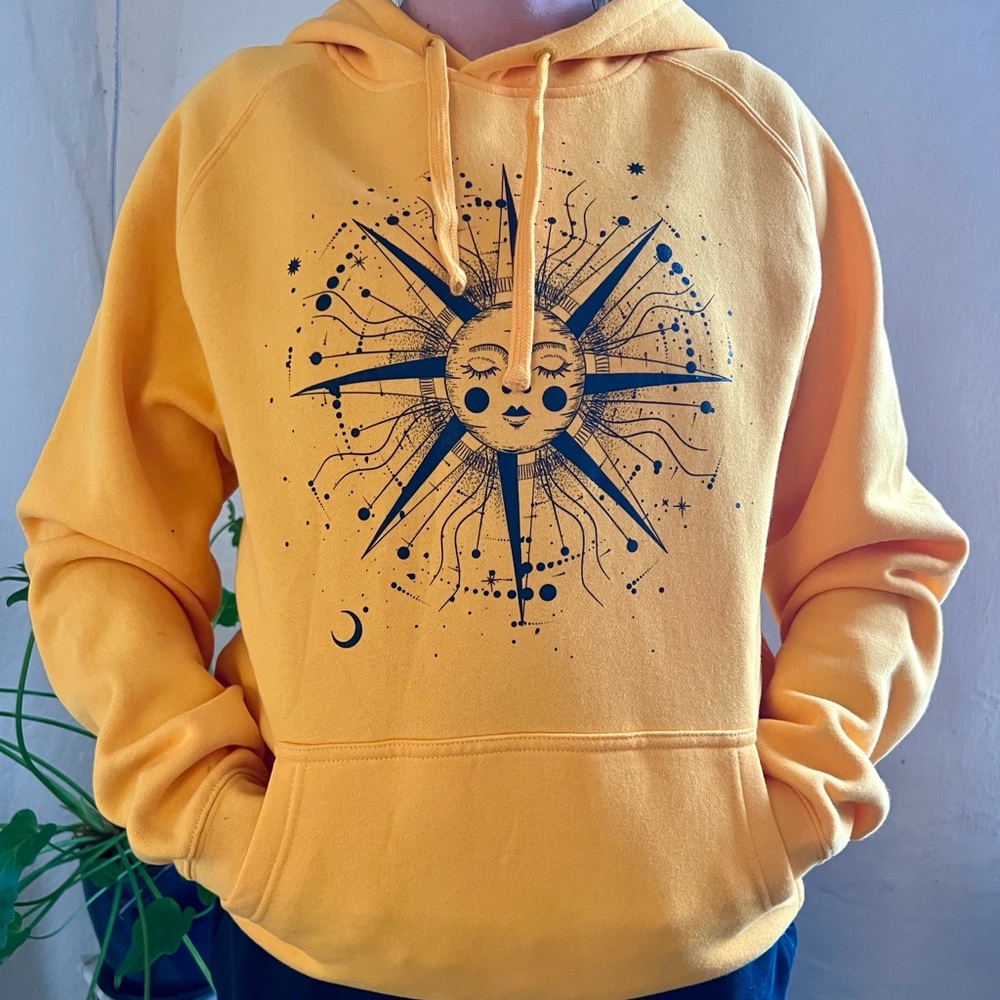 Yellow Sun Graphic Hoodie